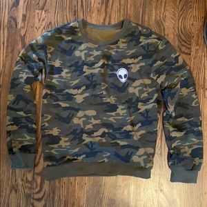 Camo Alien Crewneck